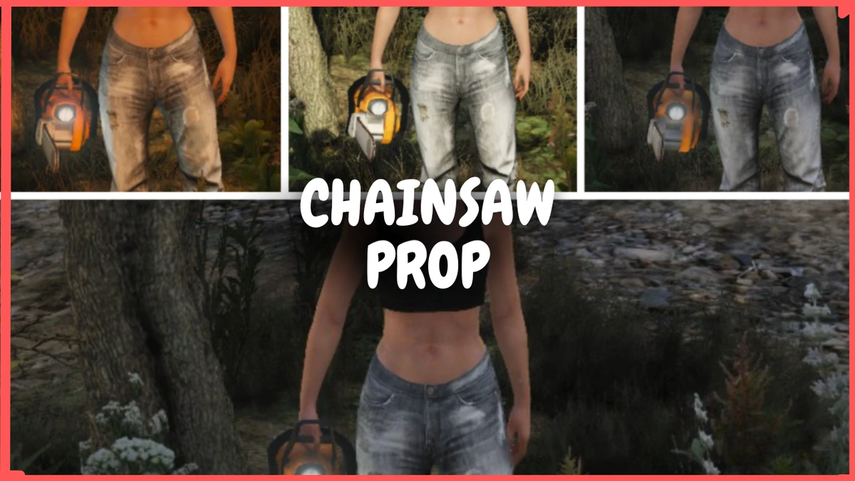 Chainsaw Prop FiveM | Animated Tool Prop for RP | Open Source
